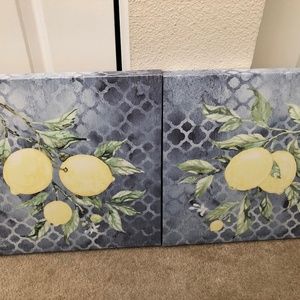Fine Wall Art— Sicilian Lemons Canvas